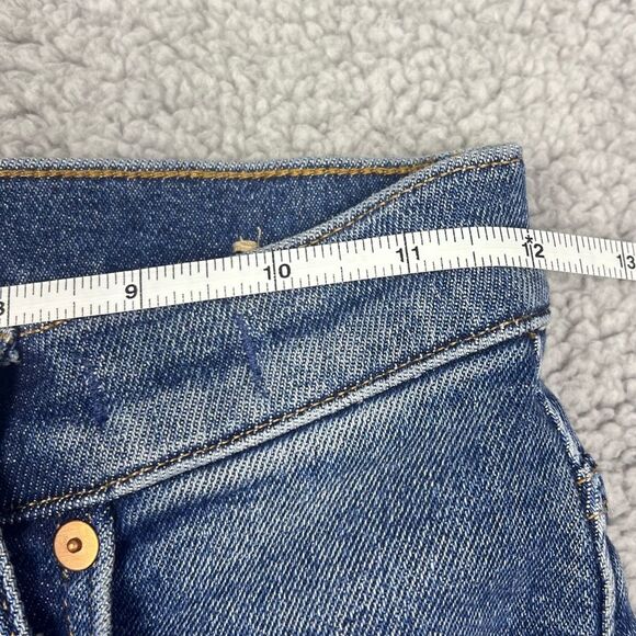 Madewell The Perfect Vintage Jean in Med Wash, 24 High Waist Straight Fit - Picture 11 of 12